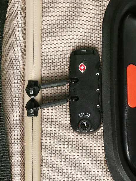 Reistas Op Wieltjes Urban Track American tourister Beige urban track MD1202 ander zicht 1